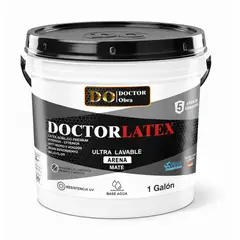 DO DOCTOR OBRA - PINTURA LATEX PREMIUM PARA PAREDES ARENA ANTI MOHO Y HONGOS 1 GALÓN