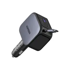 UGREEN - Cargador 145W Para Carro C Rápida Cable Incluido Negro 55910B
