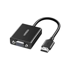 UGREEN - Adaptador HDMI a VGA FHD Negro CM611-90813