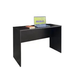 TEMEL - Escritorio de 120 cm para oficina o estudio color Wengue