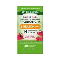 NATURE'S TRUTH - Probiótico Masticable Para Niños 3b Ufc Natures Truth