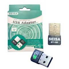 SEISA - Adaptador USB Wifi + Bluetooth BT-165 Negro