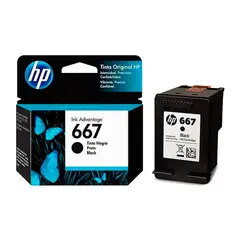 HP - Tinta 667 Negra Original para DeskJet Ink Advantage