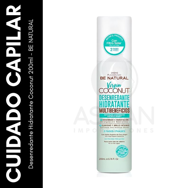 Desenredante Hidratante Coconut 200ml - BE NATURAL