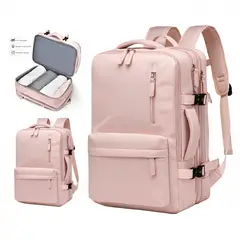 GENERICO - MOCHILA VIAJERA EXPANDIBLE PRO PARA EQUIPAJE DE MANO