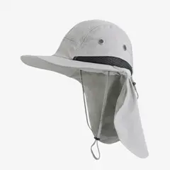 KAST PE - Sombrero Gorro Cubrenuca Impermeable Clasico Gris Claro
