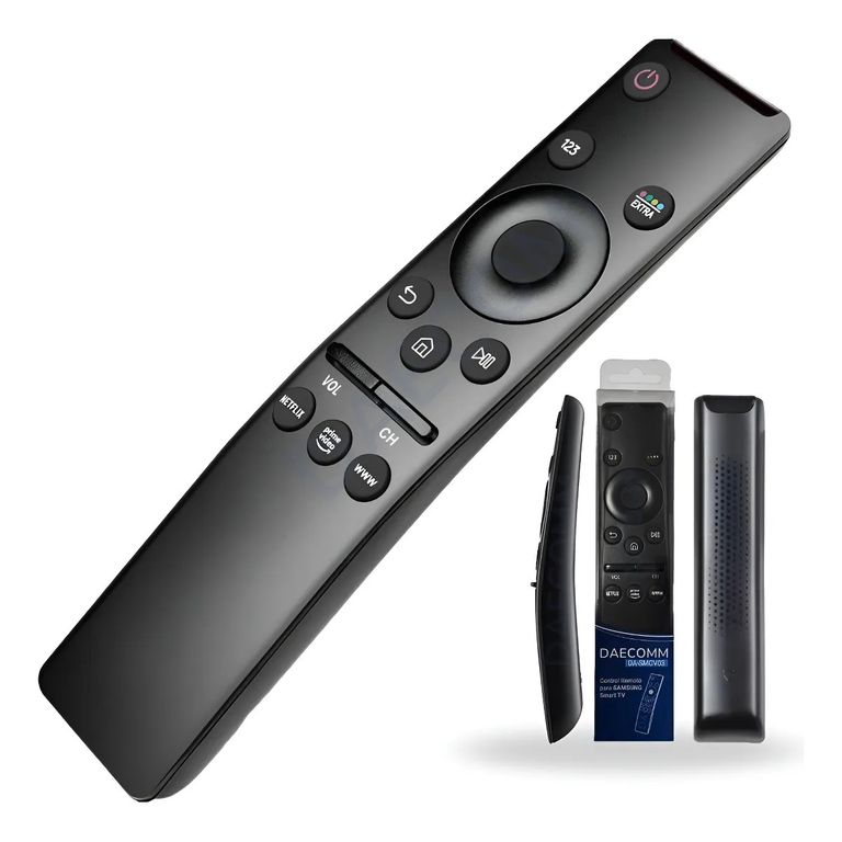 Control Remoto Para Cualquier Pantalla Samsung Smart Tv Daecomm DA-SMCV3 Color Negro Sin Accesorios