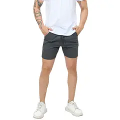 ENKI - Bermuda Hombre Tela Stone - Short Casual de Drill - Estilo Urbano y Máxima Frescura