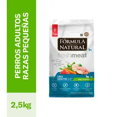 AGROVET - COMIDA PARA PERRO ADULTO RAZA PEQUEÑA FORMULA NATURAL 2,5 KG