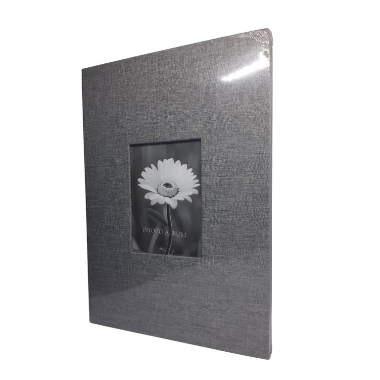 Album de Lino (Gris) con ventana para 300 fotos 10x15