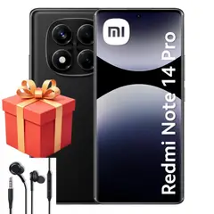 XIAOMI - REDMI NOTE 14 PRO 4G 8RAM/256GB NEGRO+AUDIFONO DE REGALO