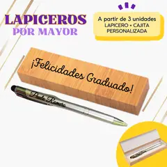 M MATIX SHOP - Matix Regalos - Lapicero Personalizado con Estuche - Regalos Graduación - Regalos Cumpleaños