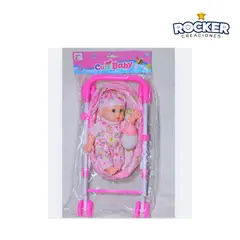 GENERICO - CHOCHECITO CON MUÑECA BEBE