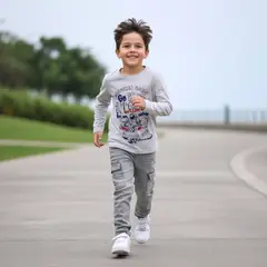 LE PETIT COMPANY - Polo Niño Manga Larga Go Kart 100% Algodón