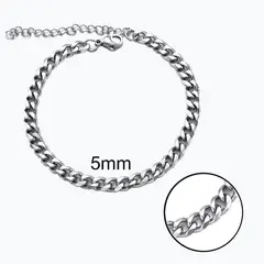 GENERICO - Pulsera joyería acero inoxidable