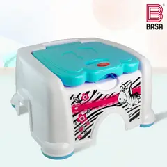 BASA - Bacín Primeros pasos Niño Blanco - Celeste