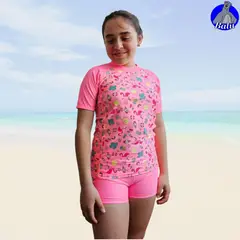GENERICO - Conjunto de baño - polo de manga corta y short