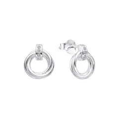 SANTORAL - Aretes Entorchados - Plata