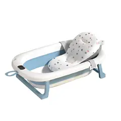 GENERICO - Bañera digital para bebés con sensor de temperatura Azul