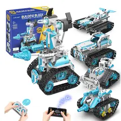 GENERICO - Robot Armable Didáctico 720 Piezas Con Motor ,Control y Aplicación Programable de Movimientos