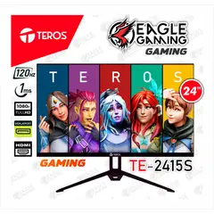 TEROS - Monitor GAMER 2415S 238 IPS FULL HD 120hz 1MS HDMI DP PARLANTE