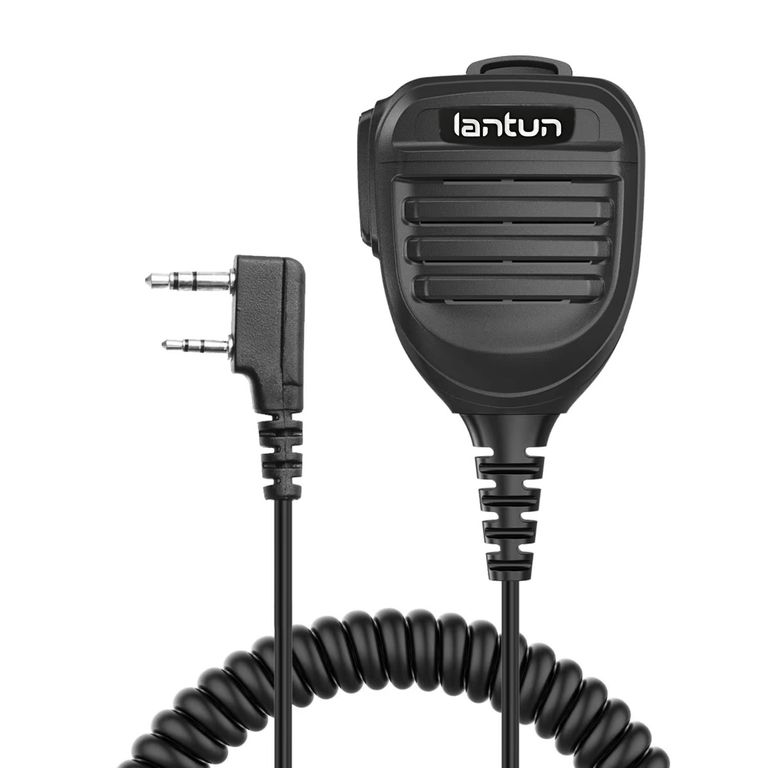 Micrófono de Mano con Altavoz y Botón PTT Profesional para Radio Walkie Talkie Impermeable