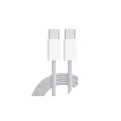 ESSAGER - Cable USB-C a USB-C Trenzado Mfi Carga Rápida 60w Para iPhone 15-17
