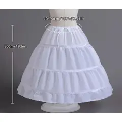 GENERICO - Crinolina Can Can de Aros para Vestido de Fiesta Niña