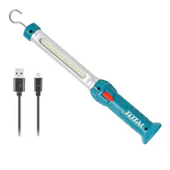 TOTAL - Lampara linterna de mano a bateria 36v