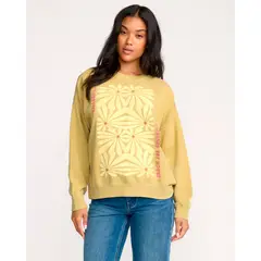 BILLABONG - Polera Mujer Echo Crew Verde