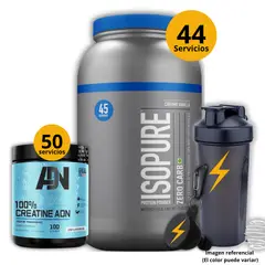 UNIVERSE NUTRITION - Proteína Isopure de 3lb Vainilla + Creatina ADN de 250gr + regalos