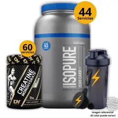 UNIVERSE NUTRITION - Proteína Isopure de 3lb Vainilla + Creatina DY de 300gr + regalos