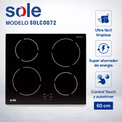 Sole - Encimera Inducción Eléctrico 60cm - SOLCO072