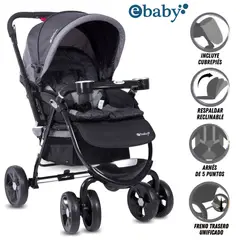 EBABY - Coche Cuna De Lujo «AMBANI» Edición Limitada Gray