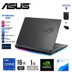 ASUS - Notebook ROG Strix G16 G615JMR-RV017W 16" i9-14900HX 16GB 1TB RTX 5060 8GB W11