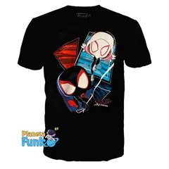 FUNKO - SPIDER MAN INTO THE SPIDERVERSE T SHIRT POLO UNISEX Medum