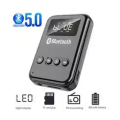 GENERICO - Adaptador Transmisor Receptor Bluetooth 5.0 Inalambrico K6 recargable