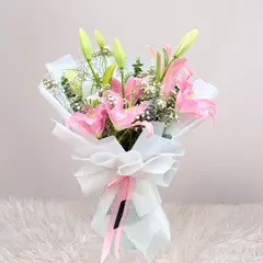 GENERICO - Ramo Suzette Lirios Rosados - Ramo de flores