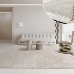 GENERICO - ALFOMBRA SEDA SINTETICA 227x180cm FS-126