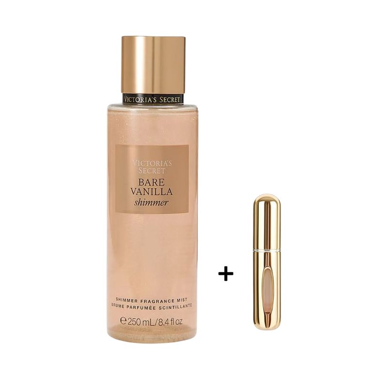 Body Mist Bare Vanilla Victorias Secret SHIMMER + Decant