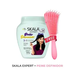 SKALA - Mascarilla Cap 2 en 1 Potao Desmaiado 1kg + cepillo desenredante