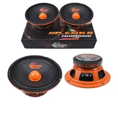 GENERICO - Parlantes Medios Rango 6,5 Pulgadas 200W SPAUDIO