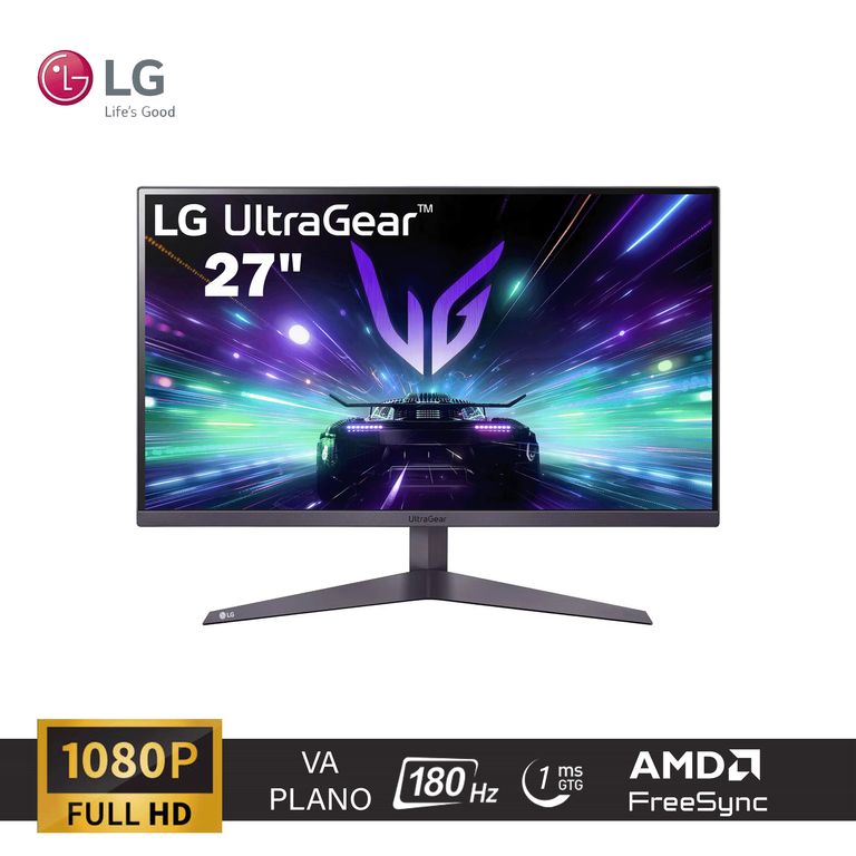 Monitor gaming UltraGear 27GS50F-B, FHD de 27” y 180 Hz - MBR de 1 ms