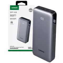 UGREEN - Power Bank 20000 mAh 30W PD Tipo C Pantalla LED PB532