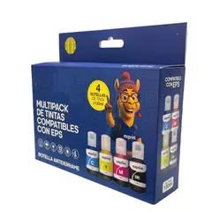 GENERICO - Combo De Tinta 504/544 X 4 Colores