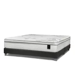 ROSEN - Cama Box Tarima Art 4 King + 2 Almohadas Memory Max