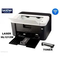 BROTHER - Impresora HL-1212W laser monocromática inalámbrica