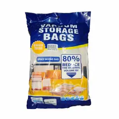 GENERICO - SET BOLSAS AL VACIO x5 + BOMBA DE AIRE PARA ROPA ALMOHADA EDREDON VIAJE