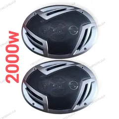 GENERICO - Parlante Ovalado Coaxial Speaker 2000w Silver