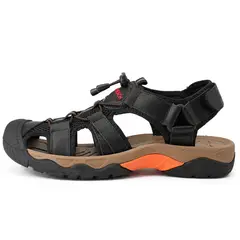 SHANDIAN - Sandalias Hombre Negro